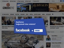 Tablet Screenshot of gundemdeyiz.com